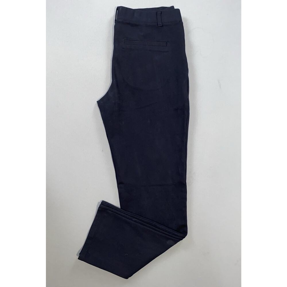 Quince Navy Straight Leg Trousers